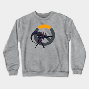 Overwatch - 16-Bit Widowmaker W/ Logo Crewneck Sweatshirt